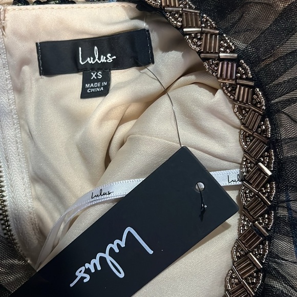 Lulus Show Stopper Cream Embroidered Sequin Bodycon Mini Dress - Picture 8 of 8